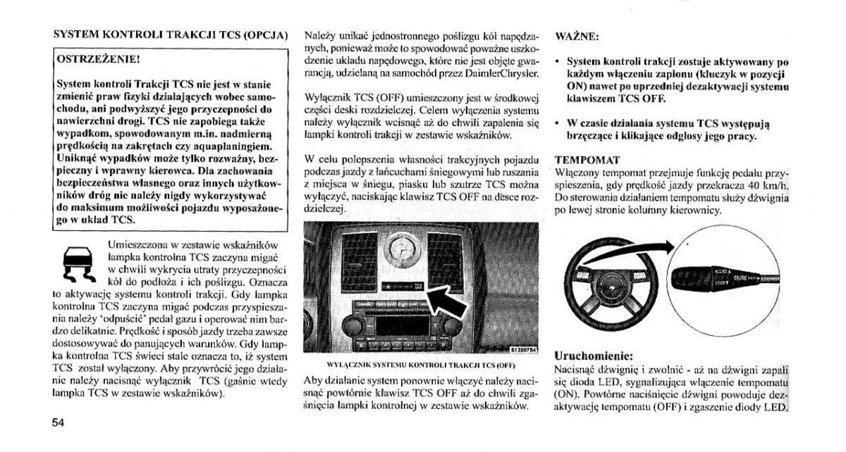 Chrysler 300C I 1 instrukcja obslugi / page 53