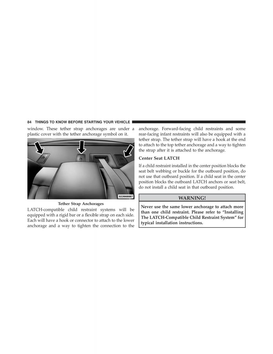 Chrysler 300C II 2 owners manual / page 86