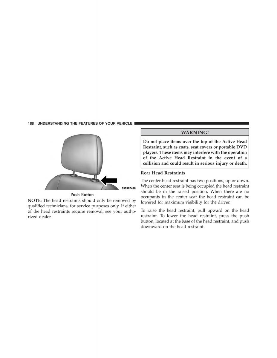 Chrysler 300C II 2 owners manual / page 190