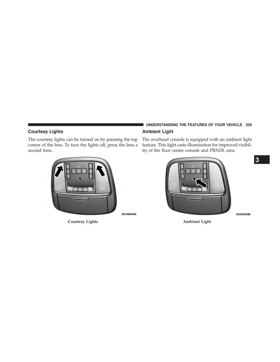 Chrysler 300C II 2 owners manual / page 207