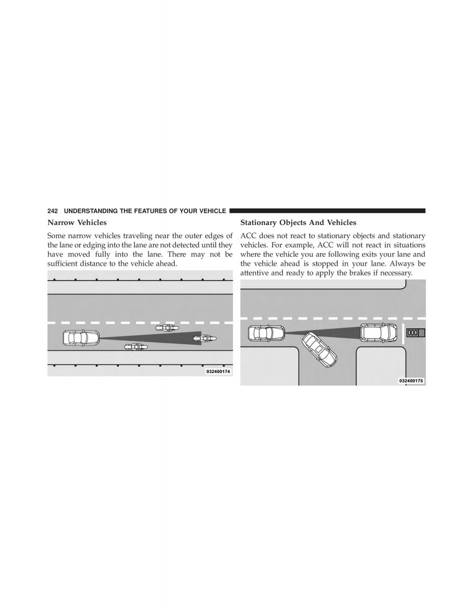 Chrysler 300C II 2 owners manual / page 244