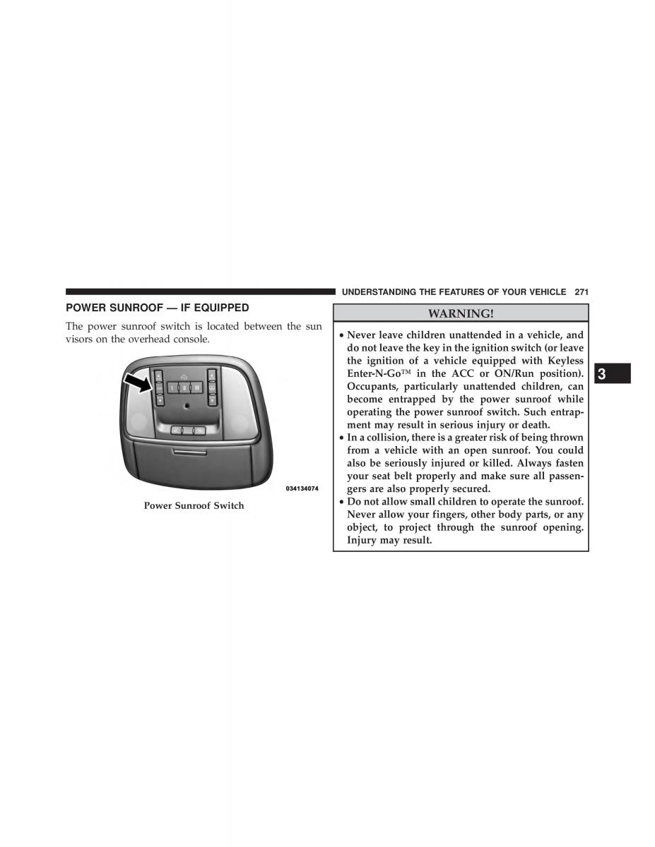 Chrysler 300C II 2 owners manual / page 273