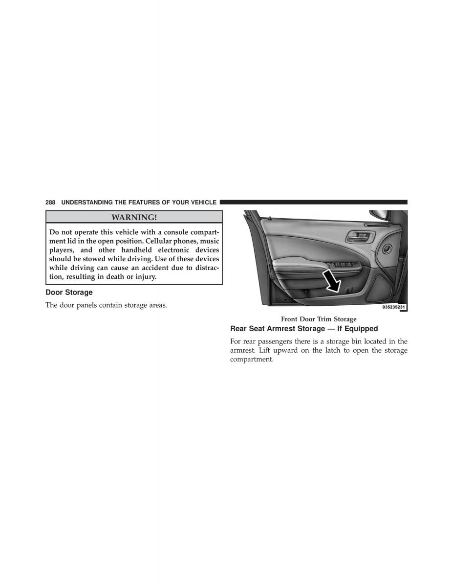 Chrysler 300C II 2 owners manual / page 290