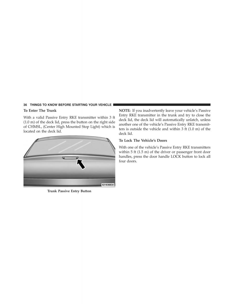 Chrysler 300C II 2 owners manual / page 38