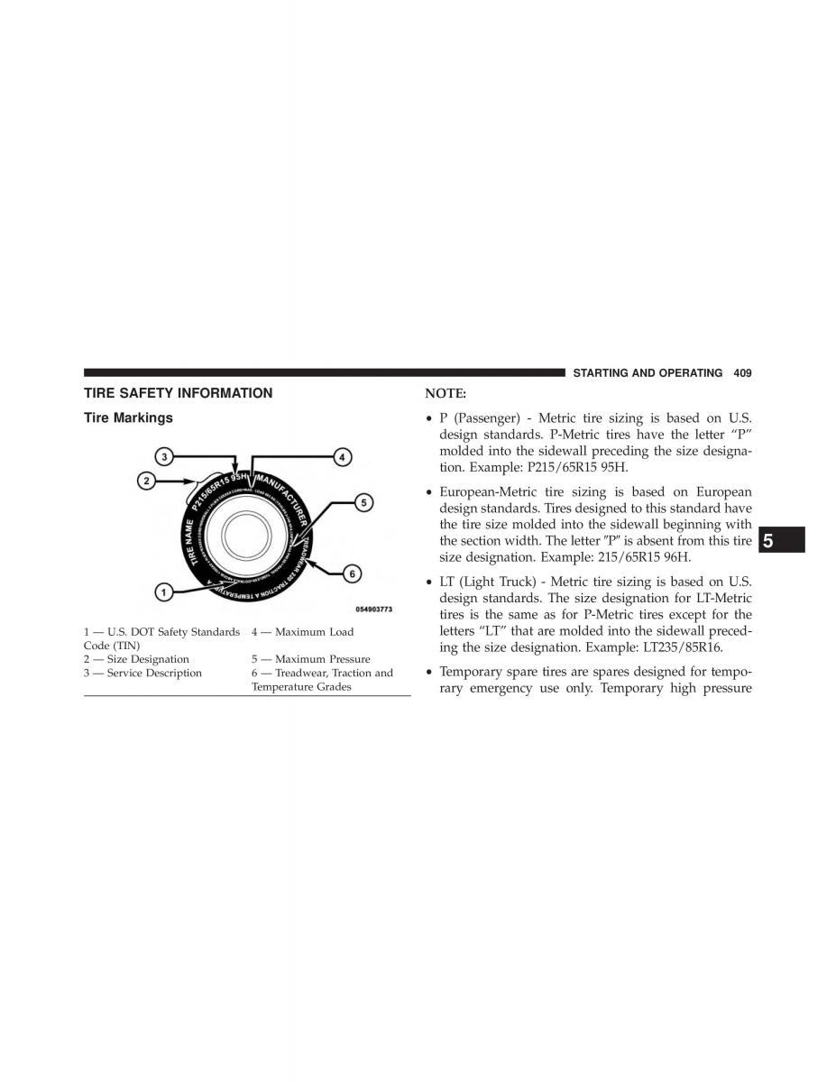 Chrysler 300C II 2 owners manual / page 411