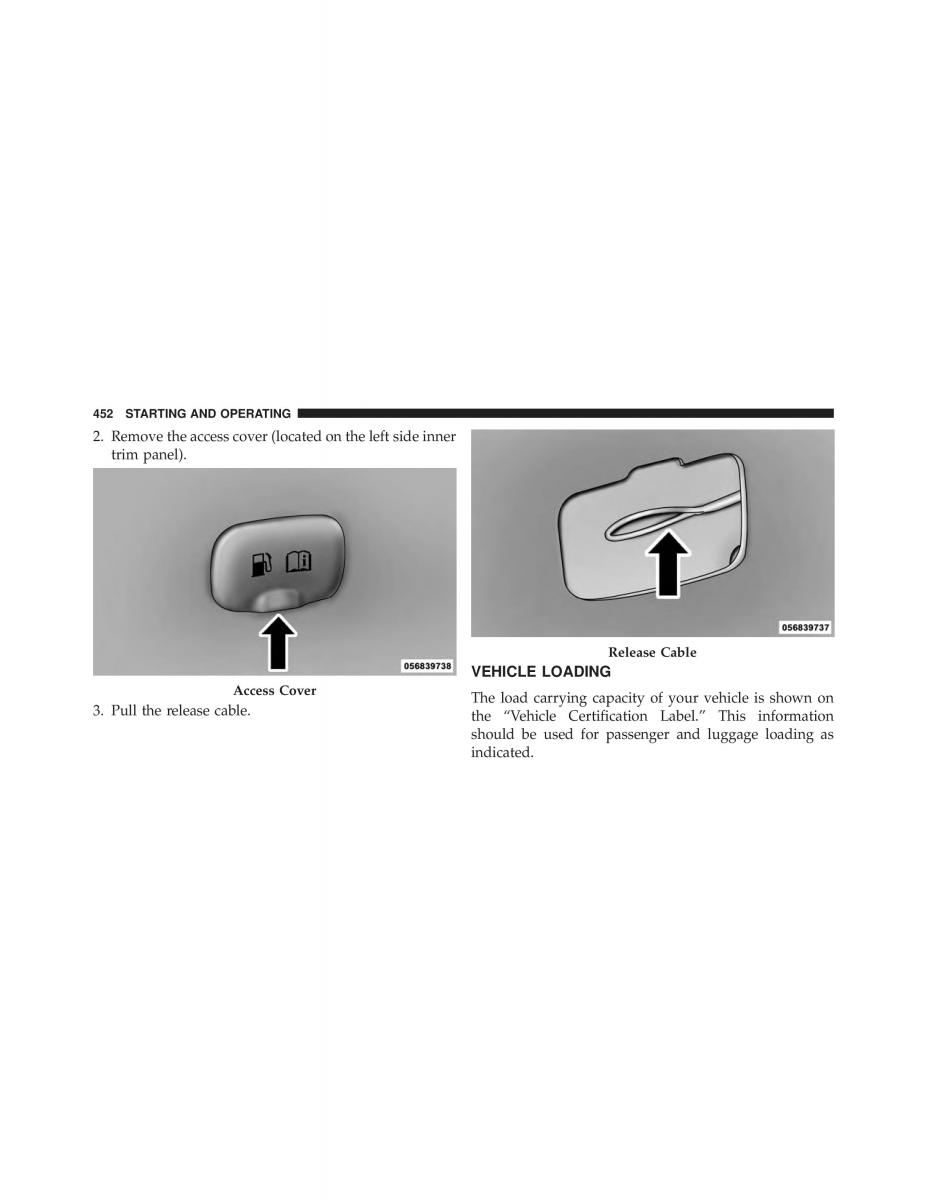 Chrysler 300C II 2 owners manual / page 454