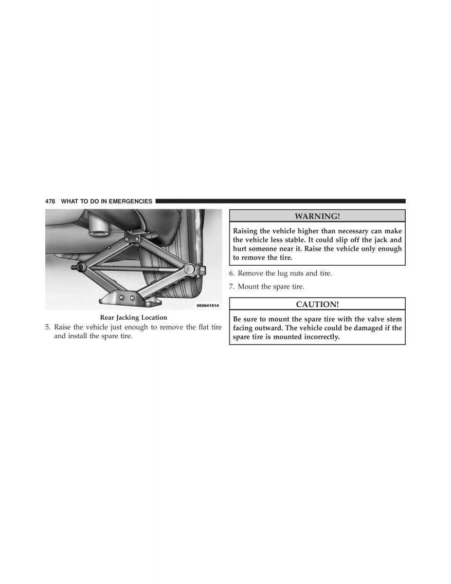 Chrysler 300C II 2 owners manual / page 480