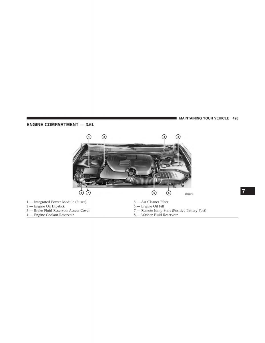 Chrysler 300C II 2 owners manual / page 497