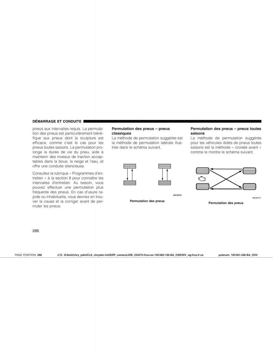 Chrysler 300C I 1 SRT manuel du proprietaire / page 286