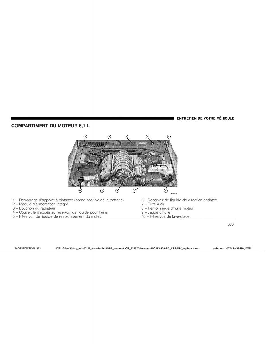 Chrysler 300C I 1 SRT manuel du proprietaire / page 323