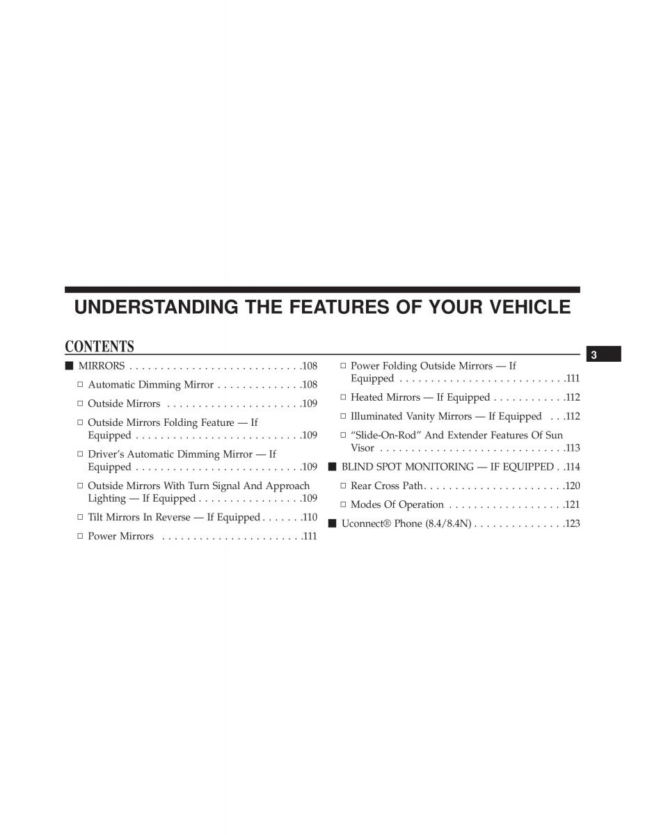 Chrysler 300C II 2 SRT owners manual / page 103