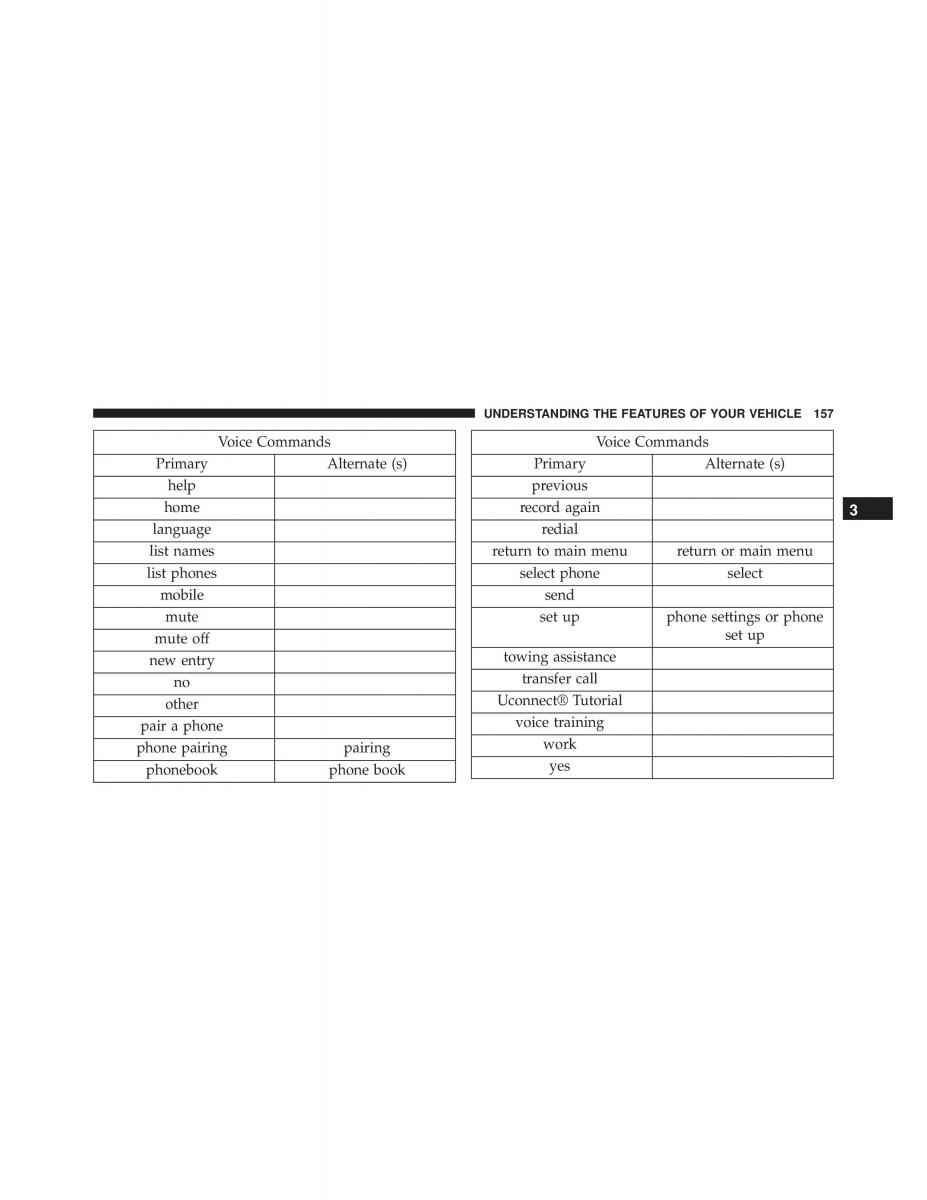 Chrysler 300C II 2 SRT owners manual / page 159