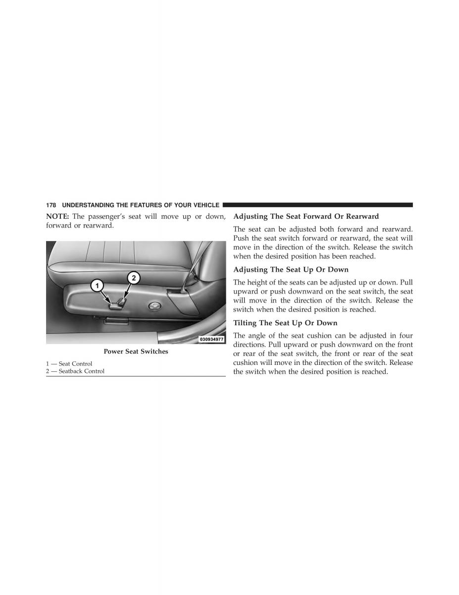 Chrysler 300C II 2 SRT owners manual / page 180