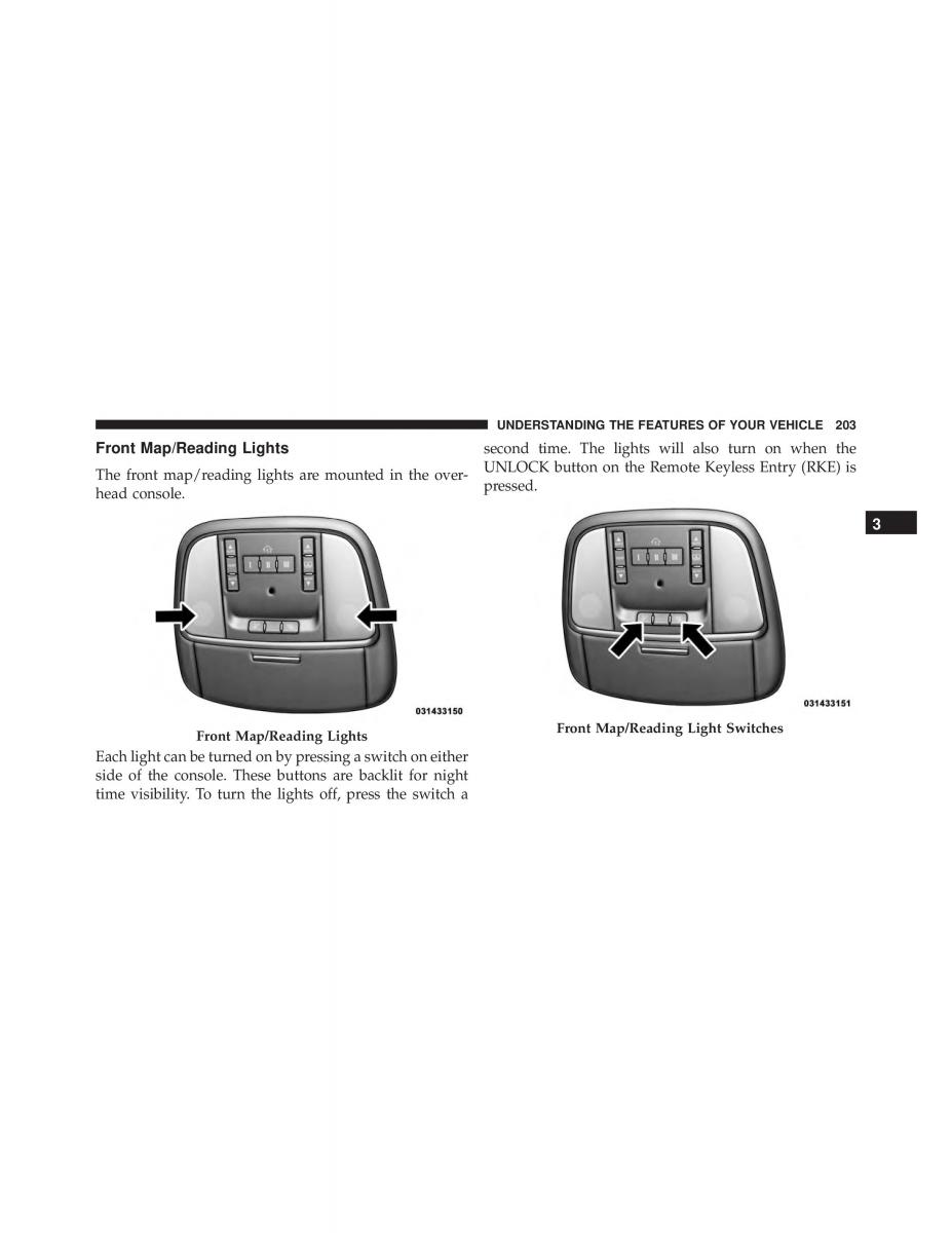 Chrysler 300C II 2 SRT owners manual / page 205