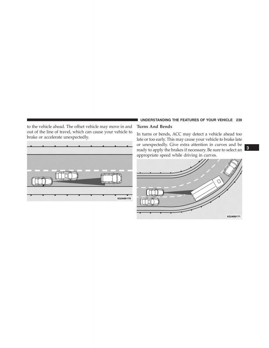 Chrysler 300C II 2 SRT owners manual / page 241