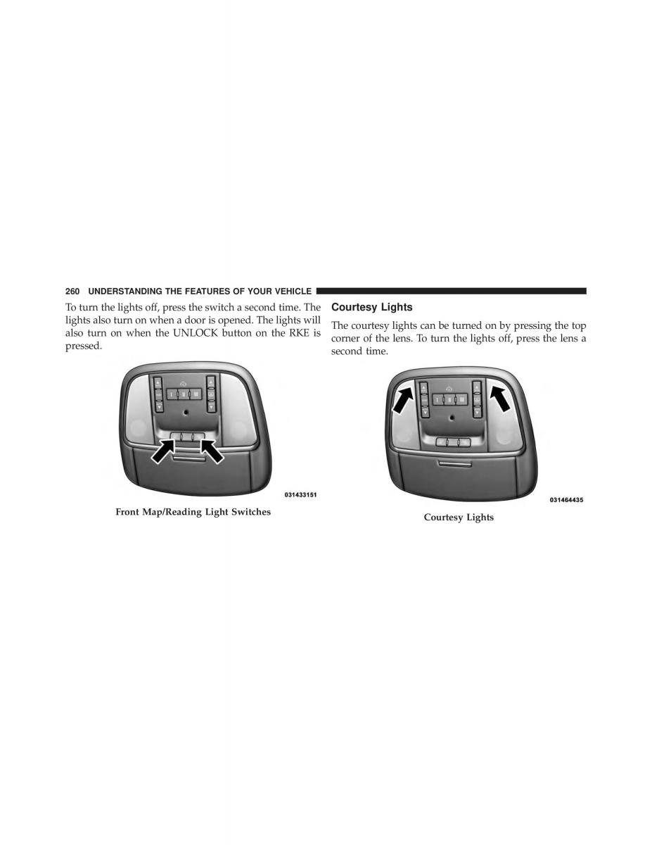 Chrysler 300C II 2 SRT owners manual / page 262