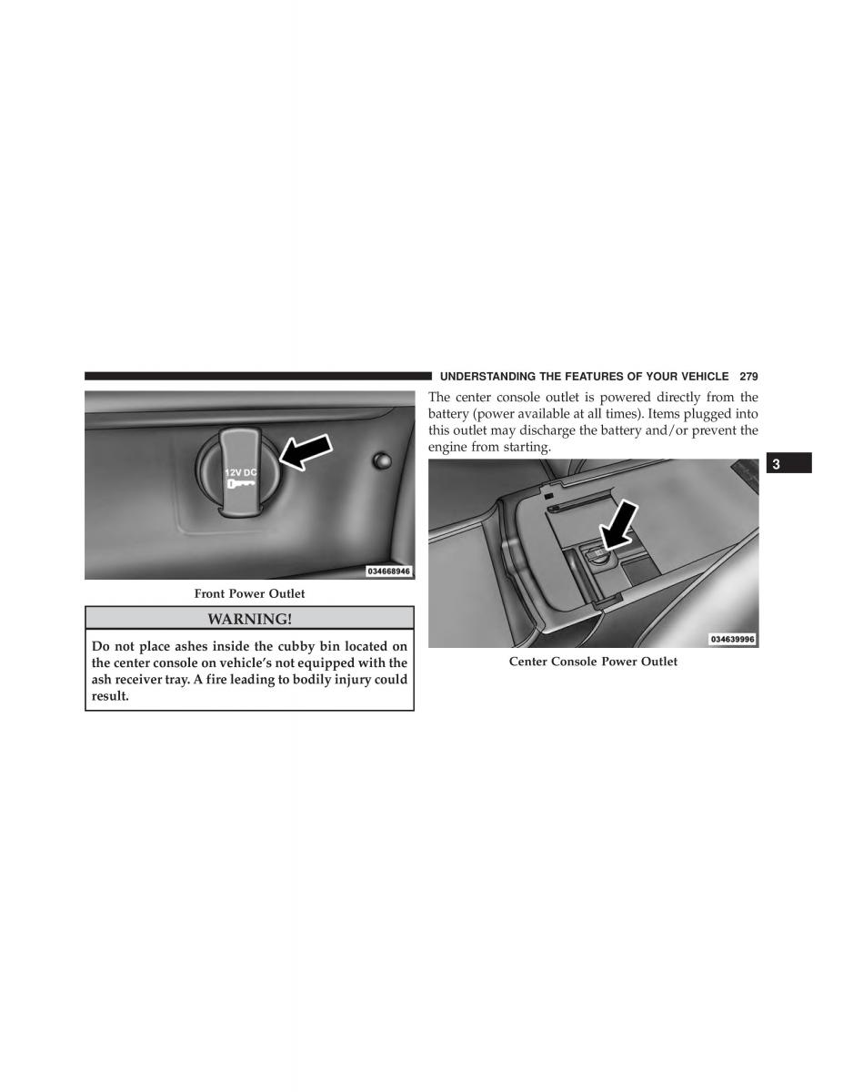 Chrysler 300C II 2 SRT owners manual / page 281