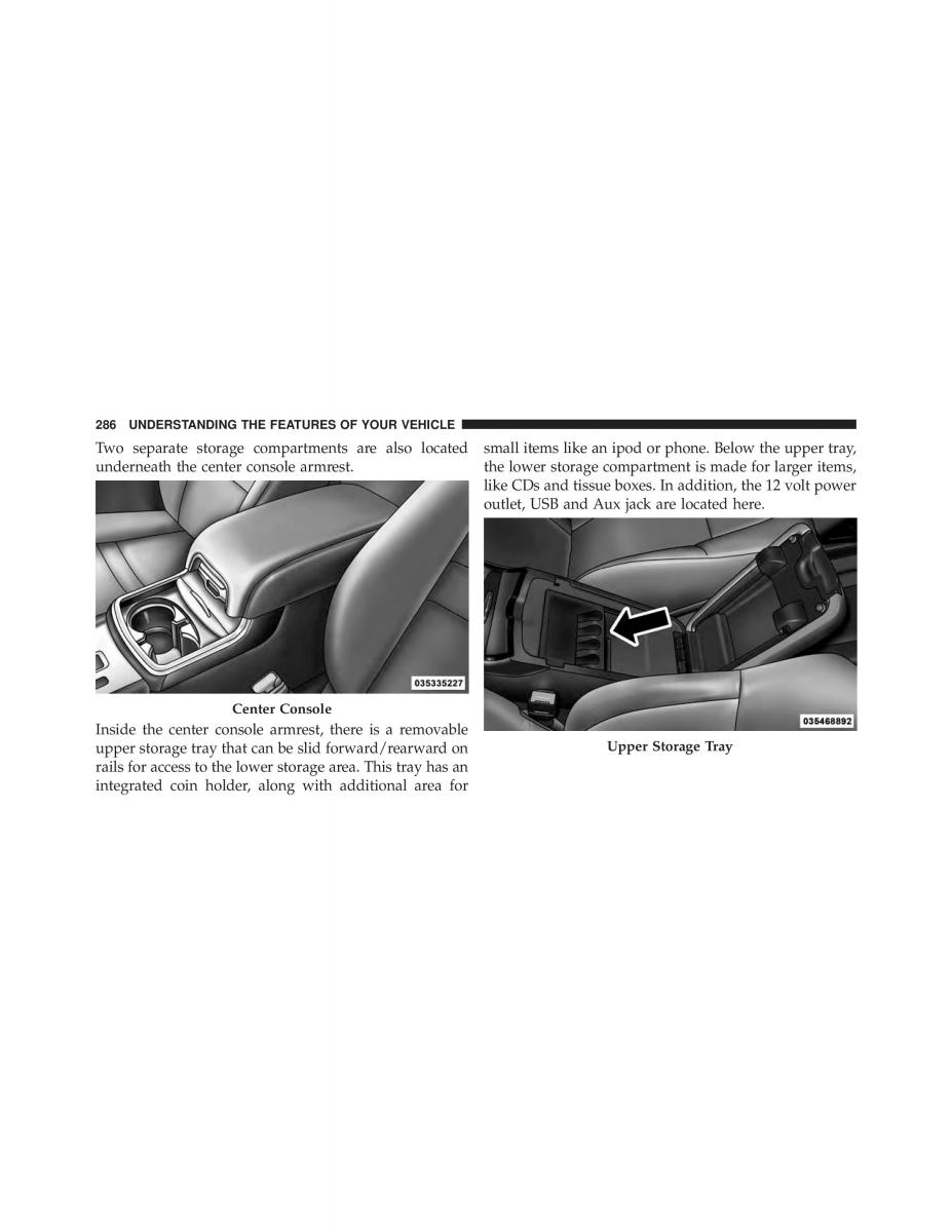 Chrysler 300C II 2 SRT owners manual / page 288