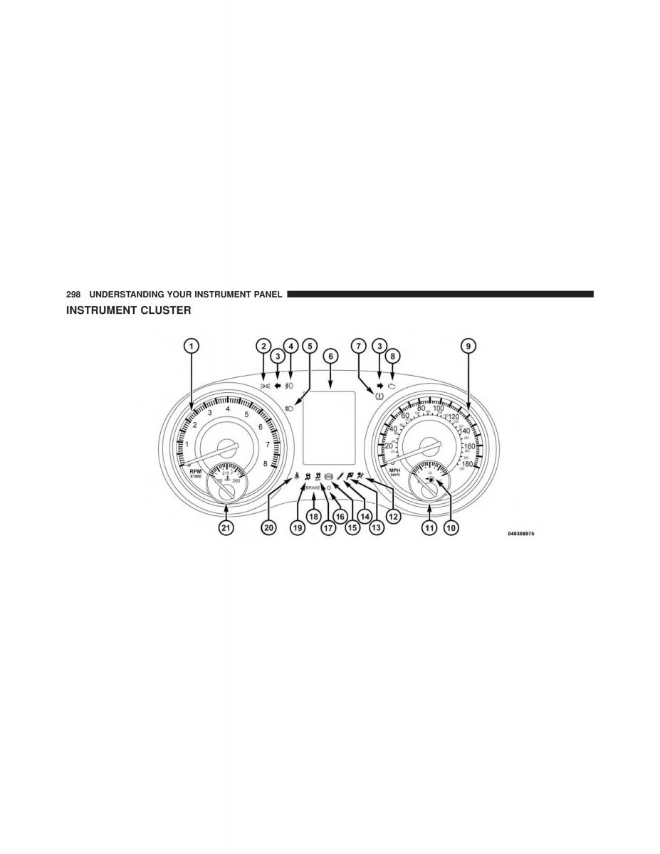 Chrysler 300C II 2 SRT owners manual / page 300