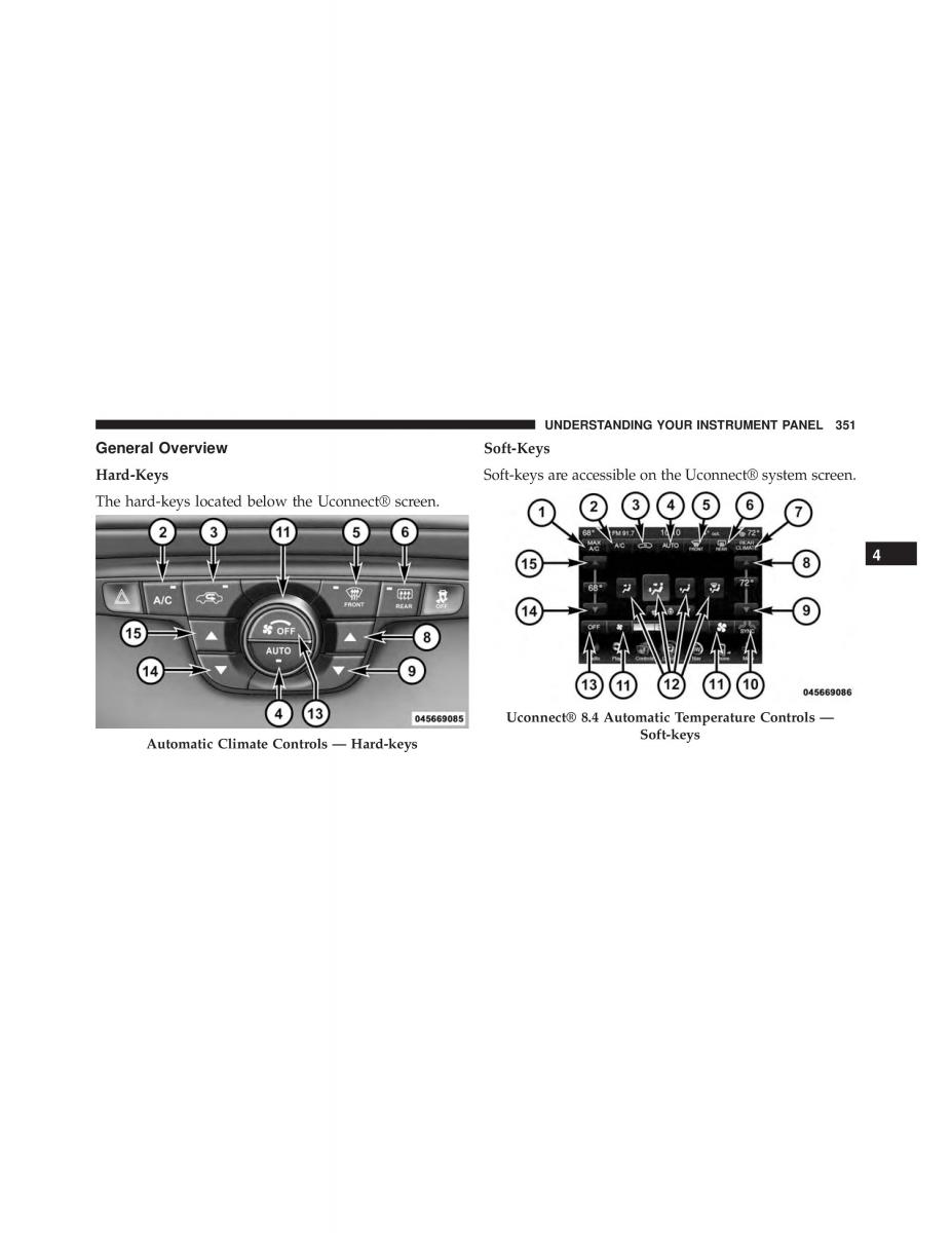 Chrysler 300C II 2 SRT owners manual / page 353