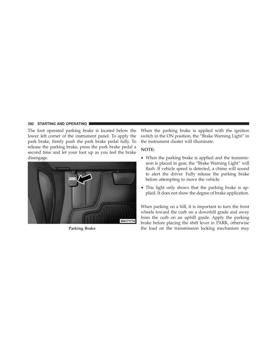 Chrysler 300C II 2 SRT owners manual / page 394