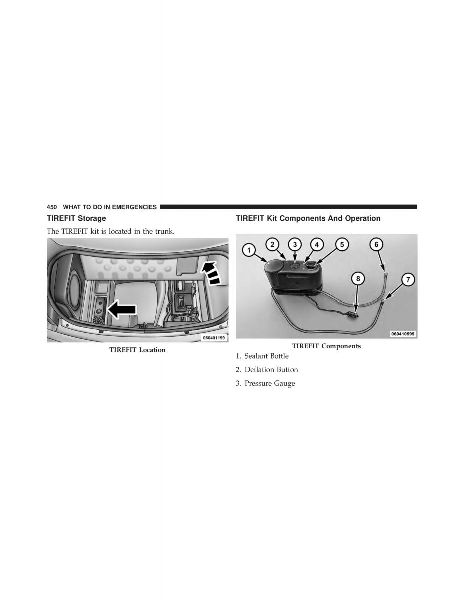 Chrysler 300C II 2 SRT owners manual / page 452