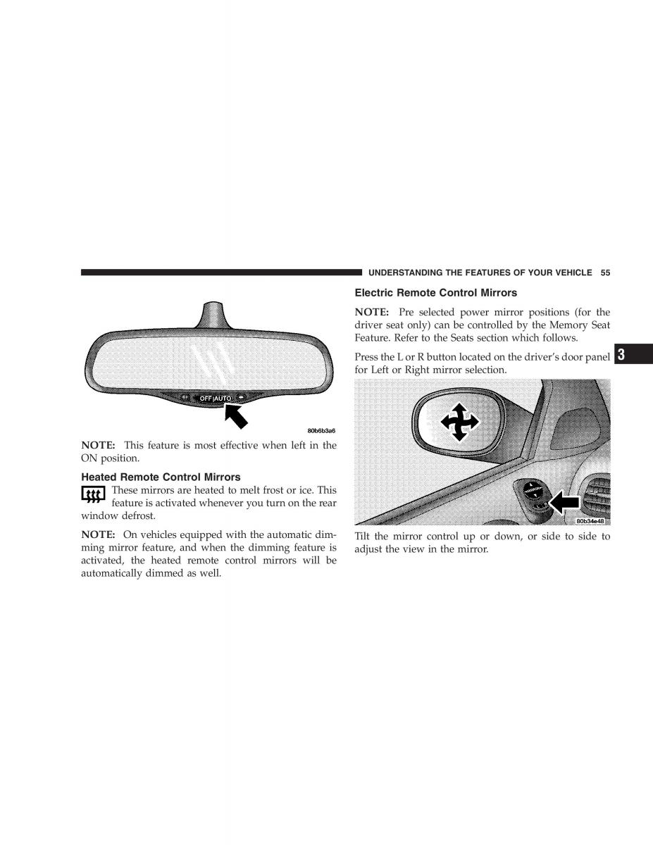 Chrysler 300M owners manual / page 55