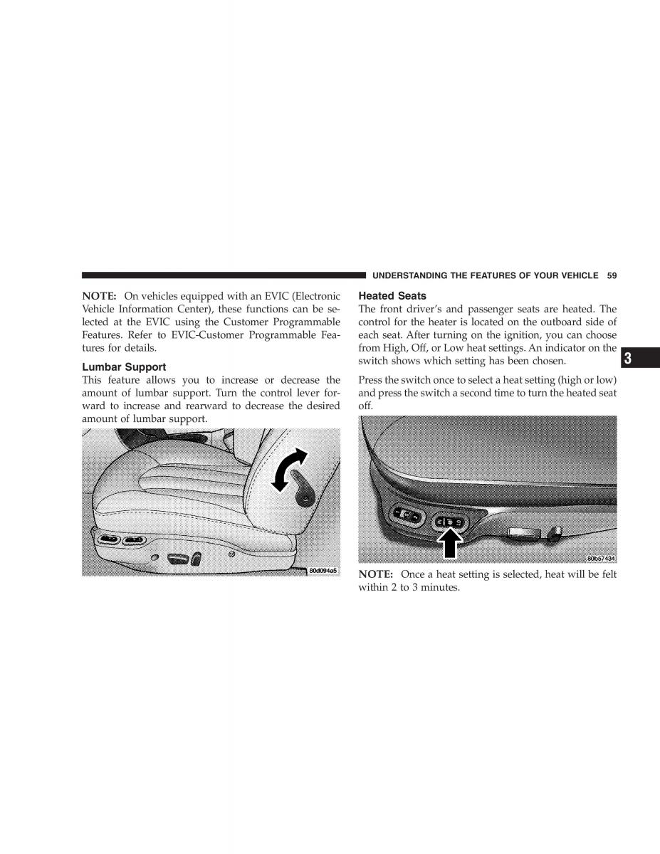 Chrysler 300M owners manual / page 59