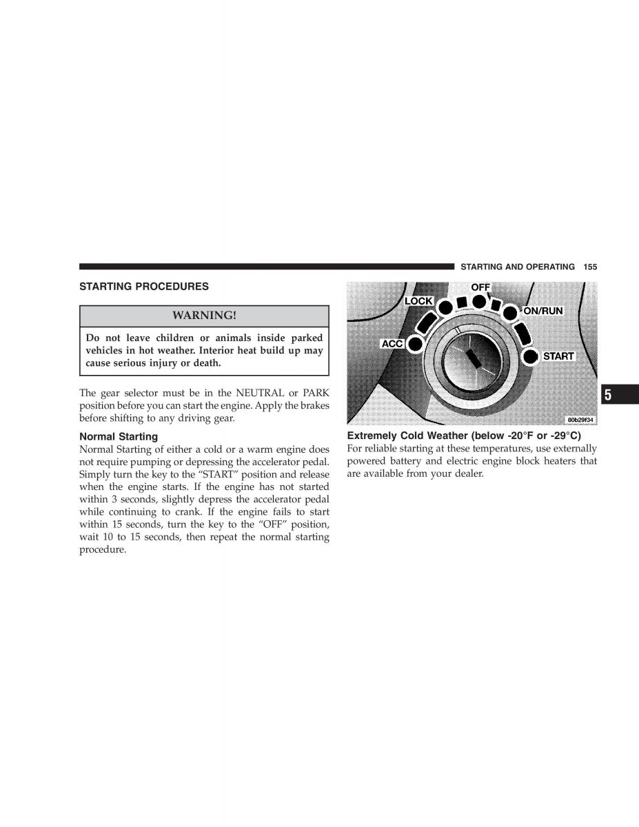 Chrysler 300M owners manual / page 155