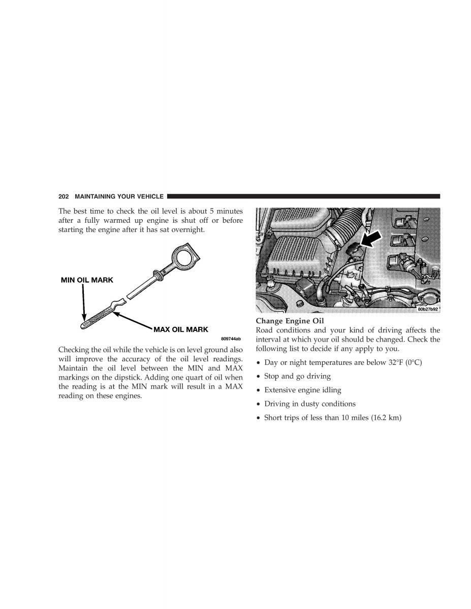 Chrysler 300M owners manual / page 202