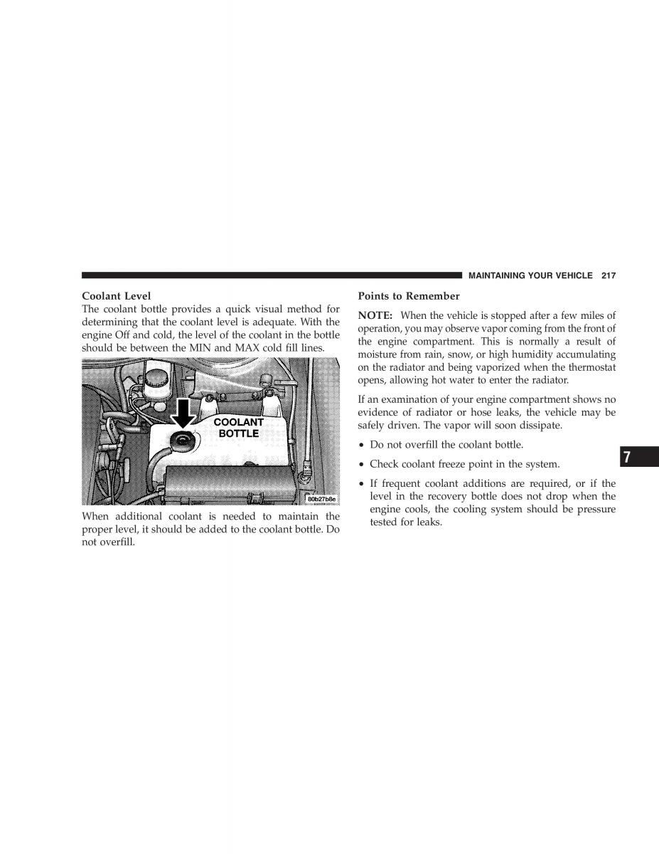 Chrysler 300M owners manual / page 217