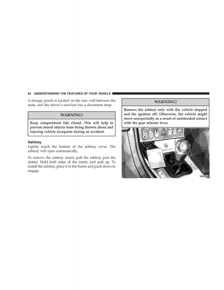 Chrysler Crossfire owners manual / page 64