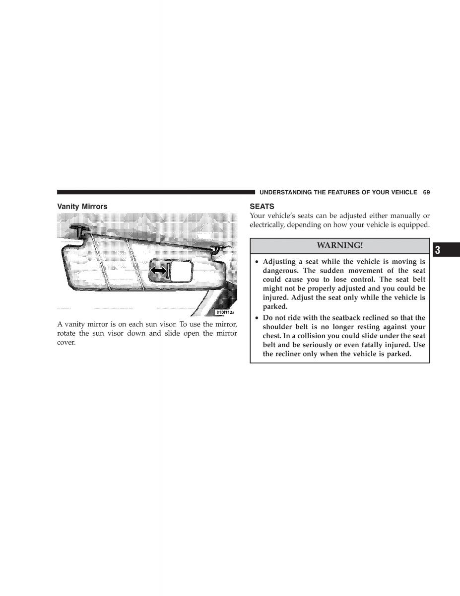 Chrysler Crossfire owners manual / page 69