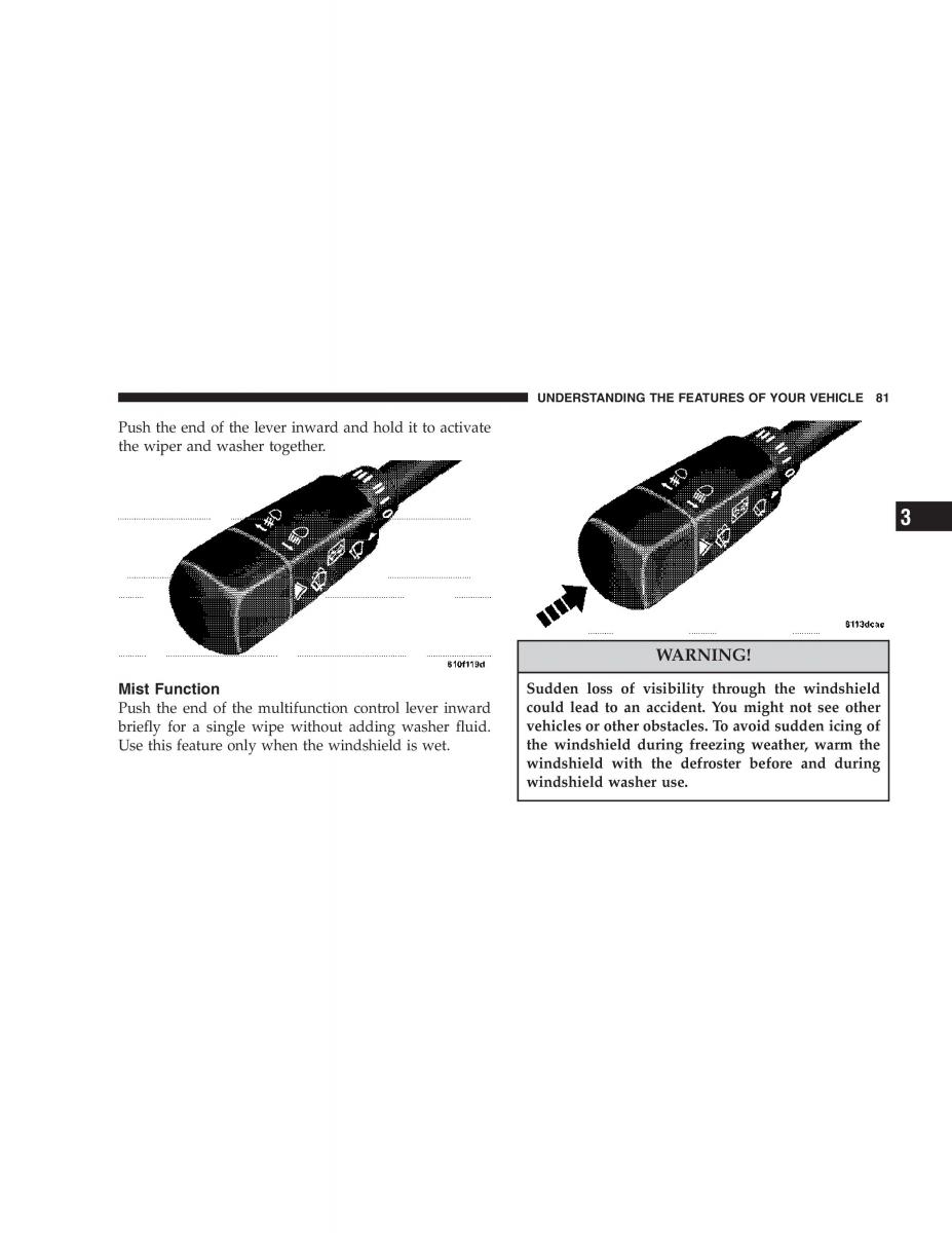 Chrysler Crossfire owners manual / page 81