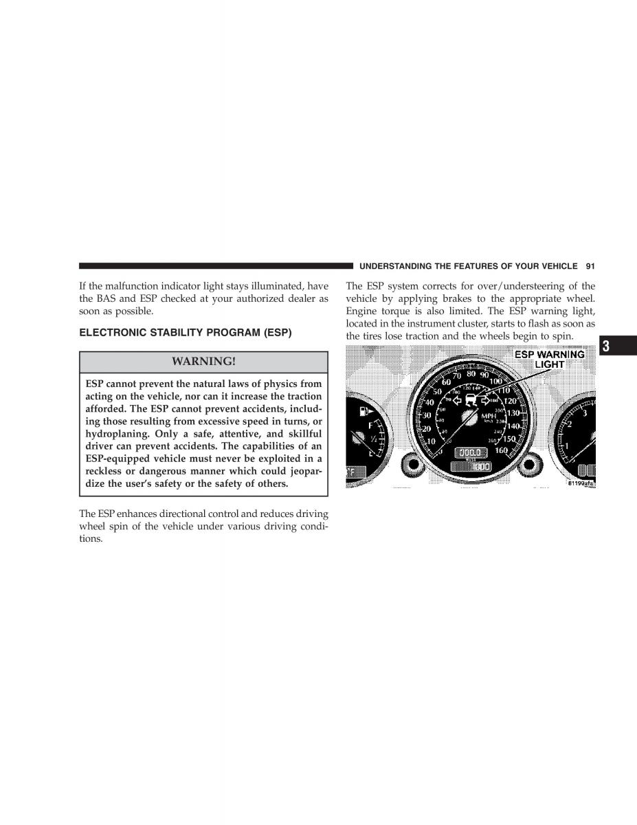 Chrysler Crossfire owners manual / page 91