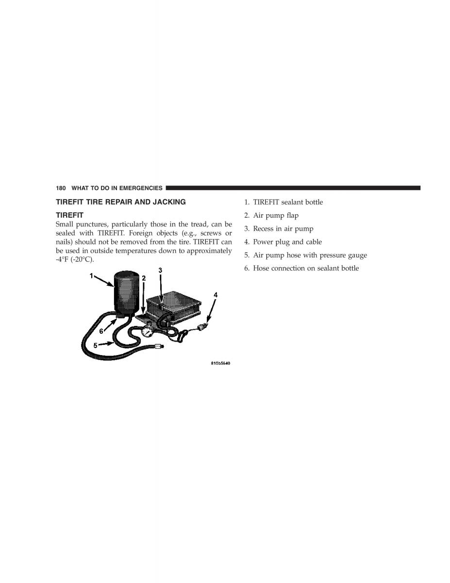 Chrysler Crossfire owners manual / page 180