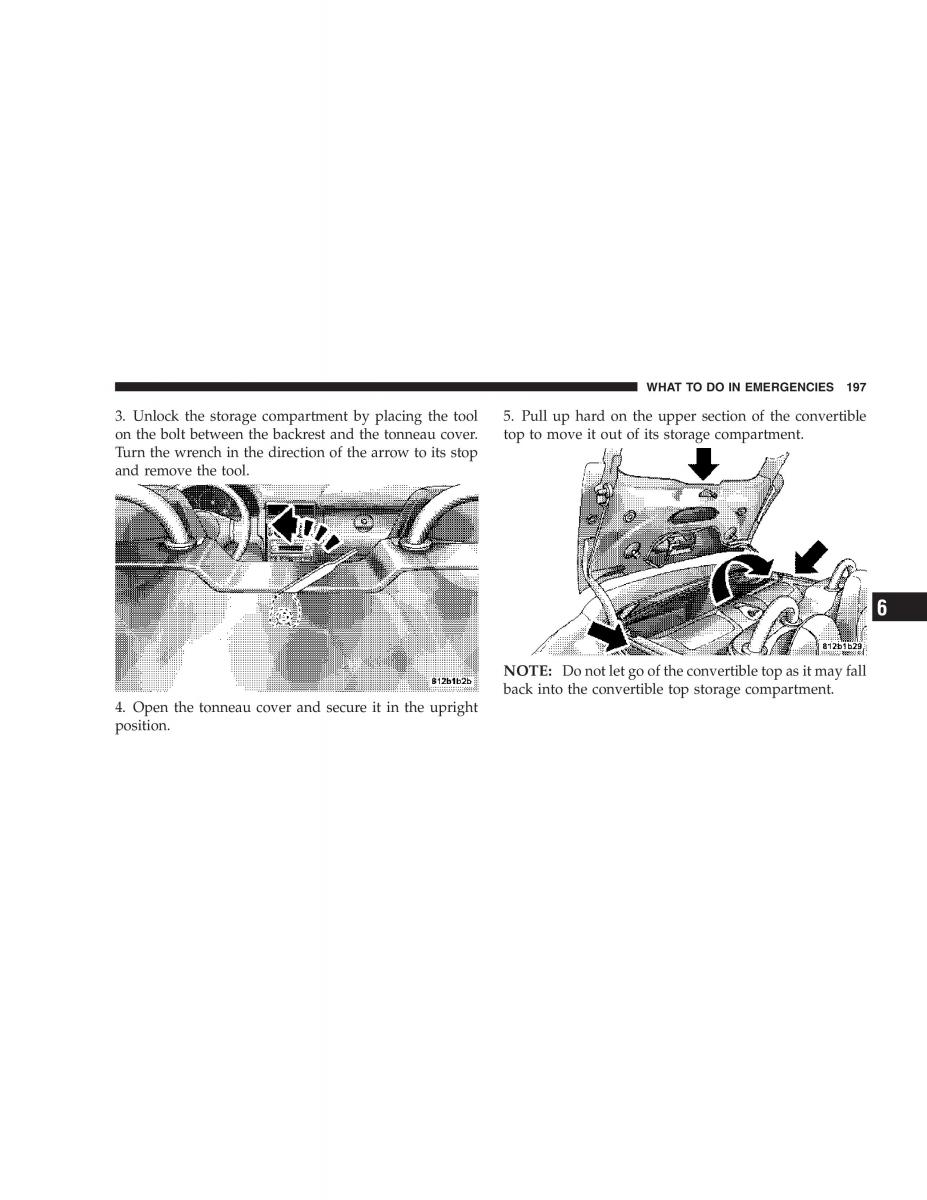 Chrysler Crossfire owners manual / page 197