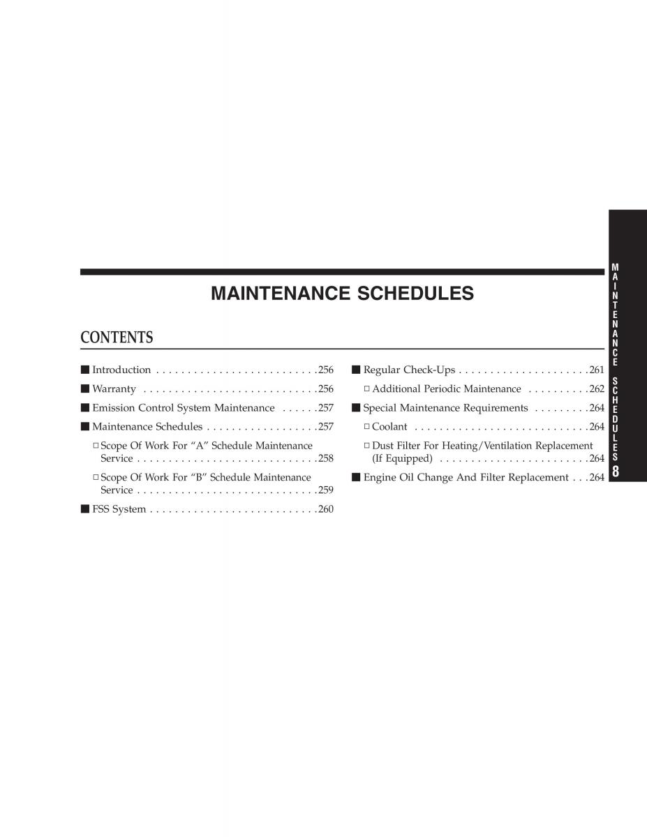 Chrysler Crossfire owners manual / page 255