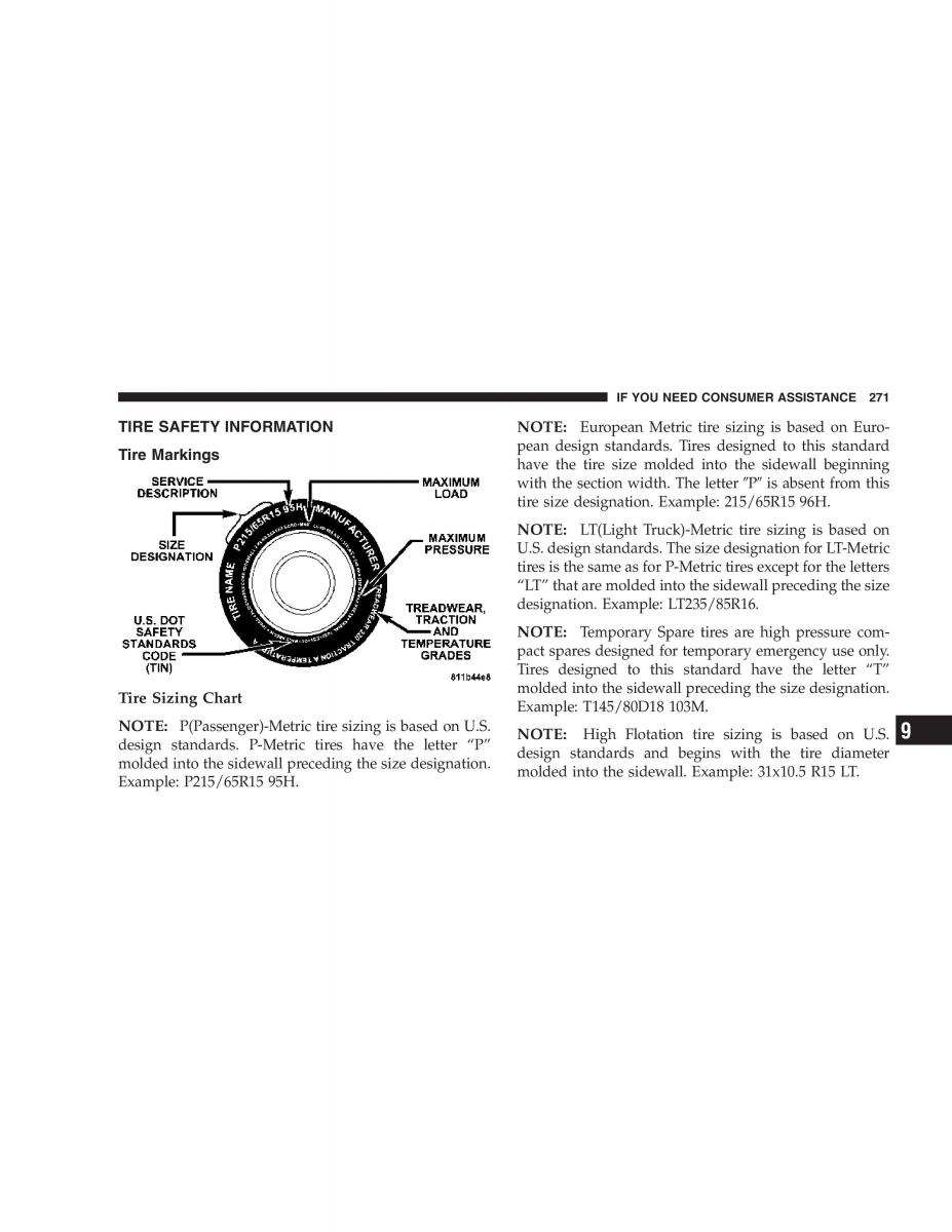 Chrysler Crossfire owners manual / page 271