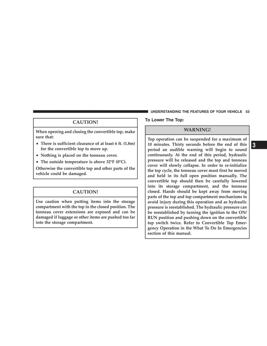 Chrysler Crossfire owners manual / page 53