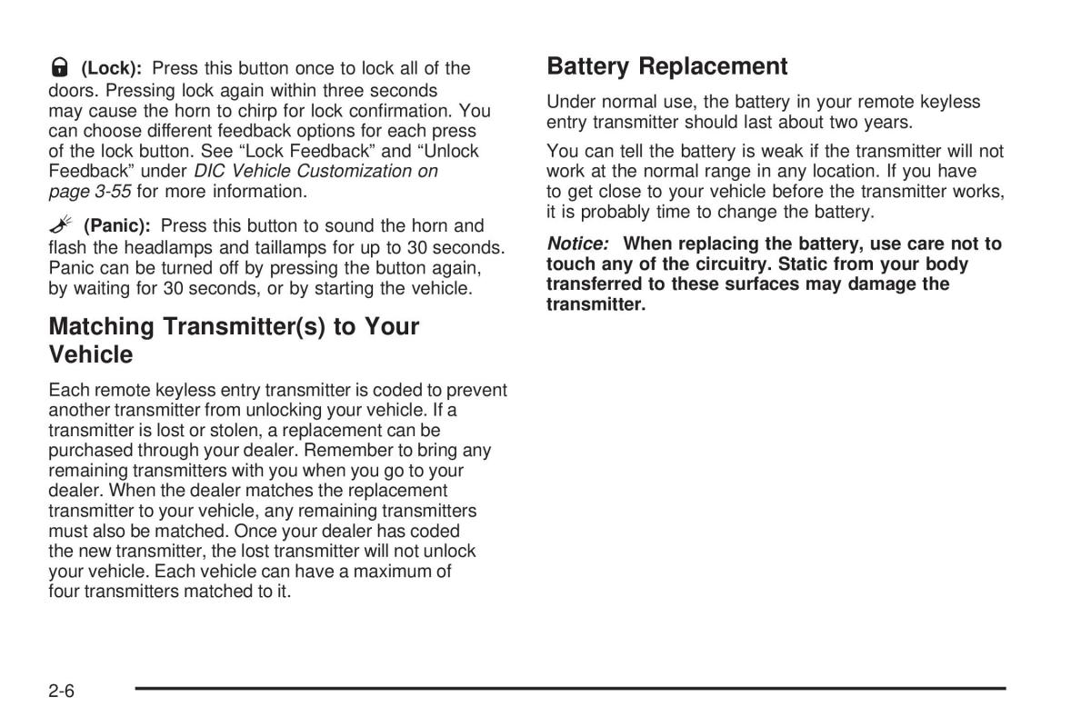 Hummer H2 owners manual / page 82