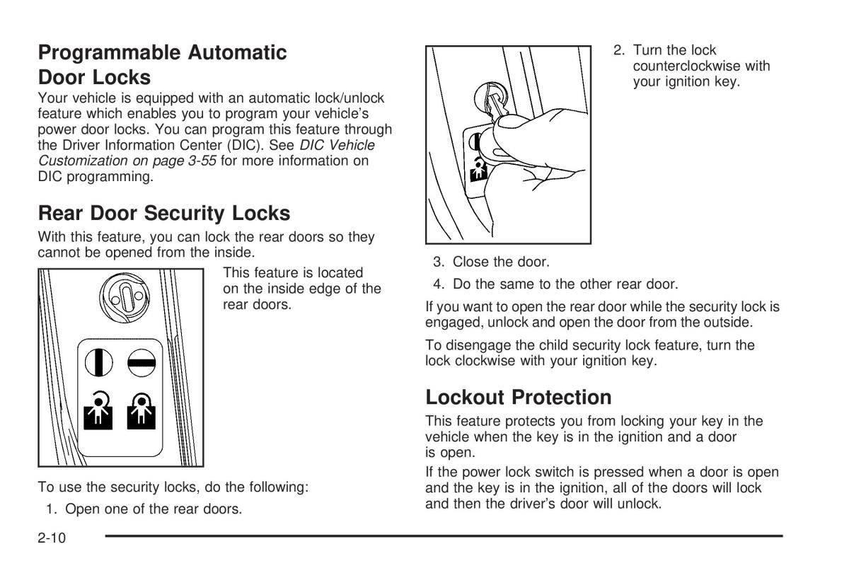 Hummer H2 owners manual / page 86