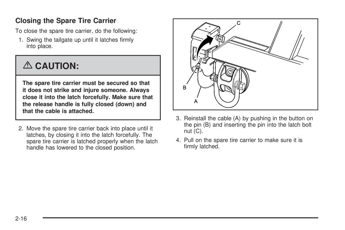 Hummer H2 owners manual / page 92