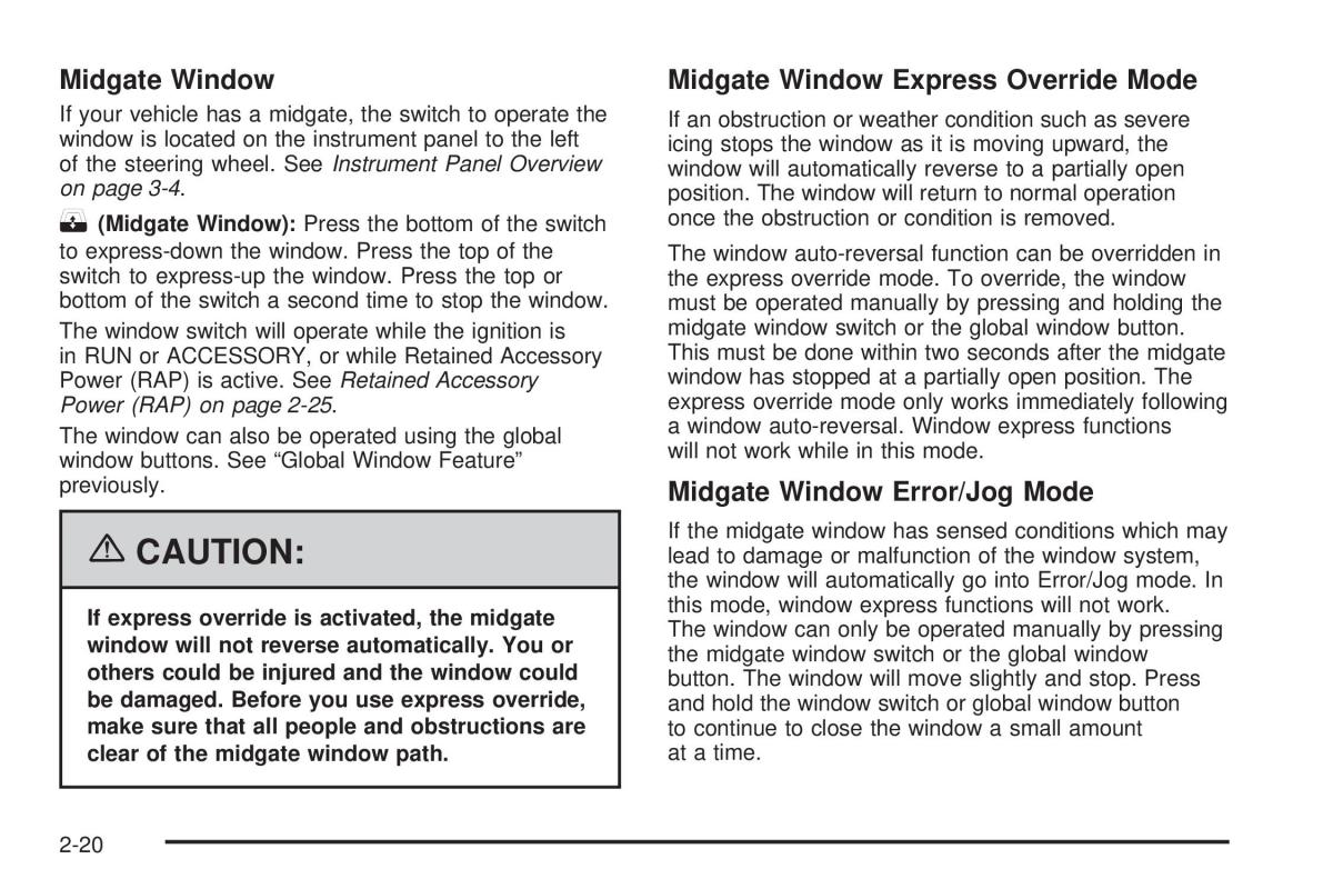 Hummer H2 owners manual / page 96