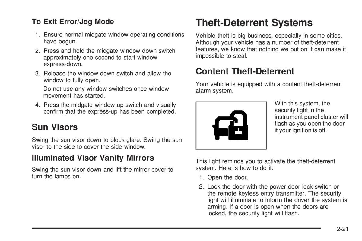 Hummer H2 owners manual / page 97