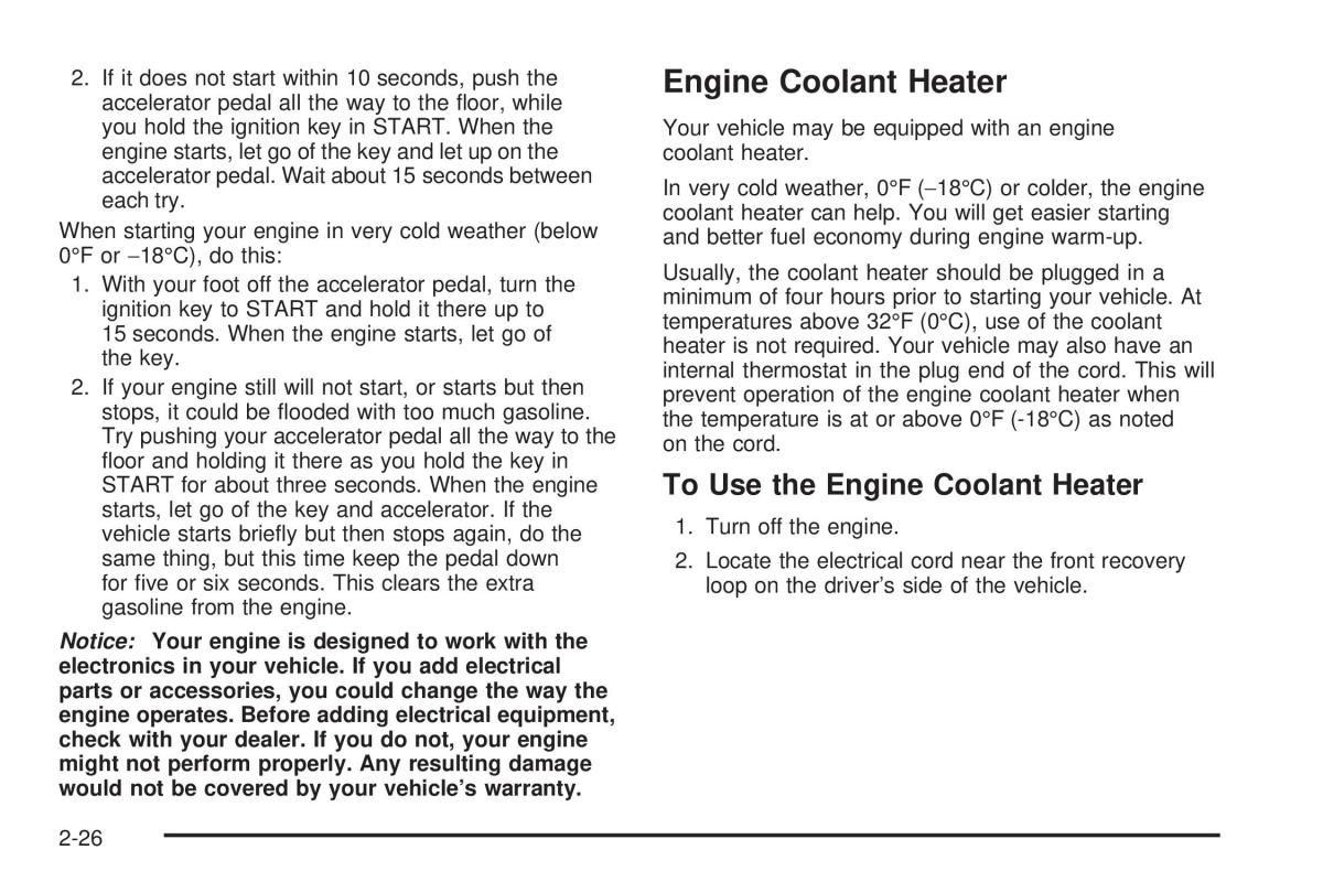 Hummer H2 owners manual / page 102