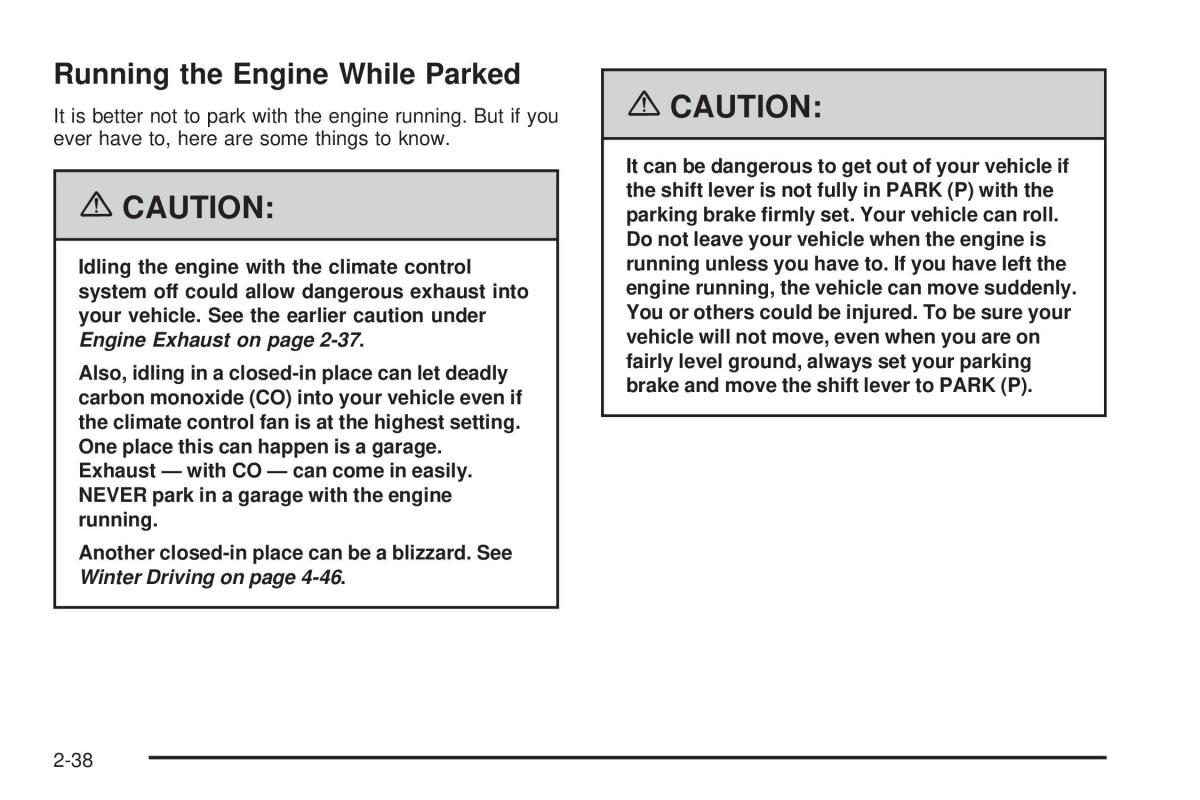 Hummer H2 owners manual / page 114