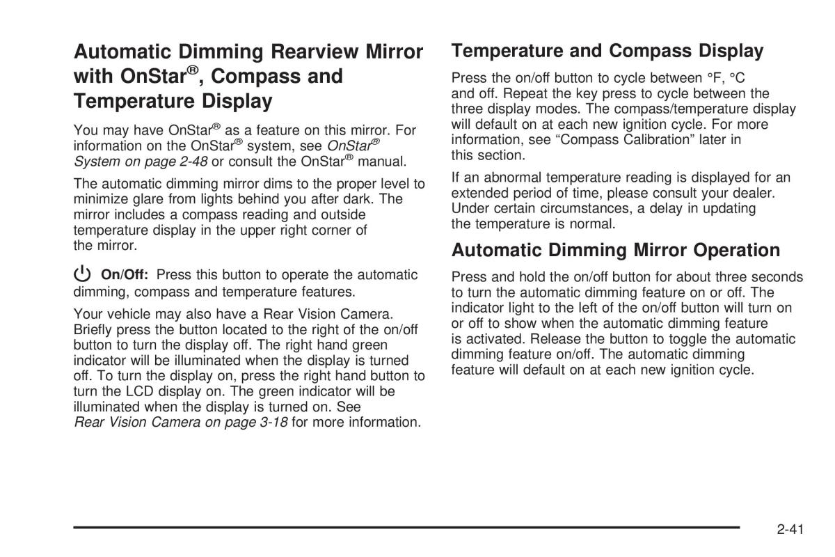 Hummer H2 owners manual / page 117