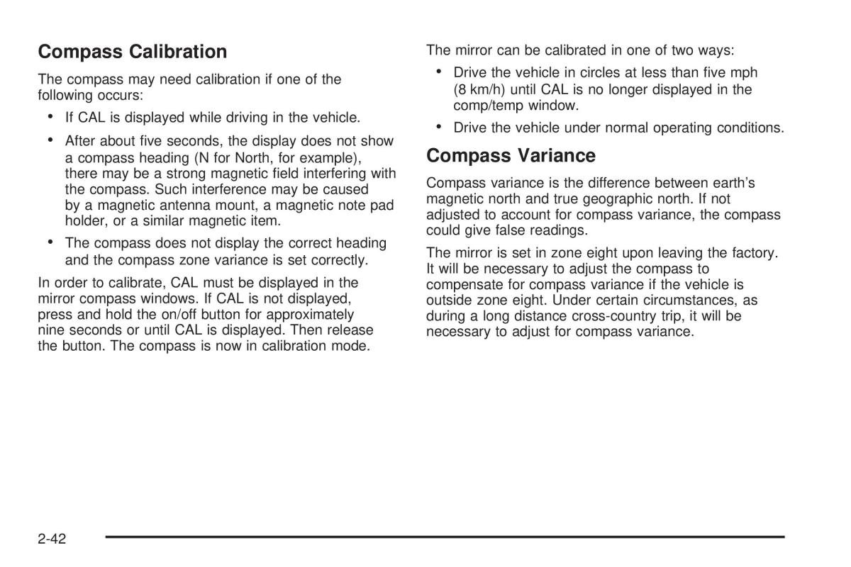 Hummer H2 owners manual / page 118