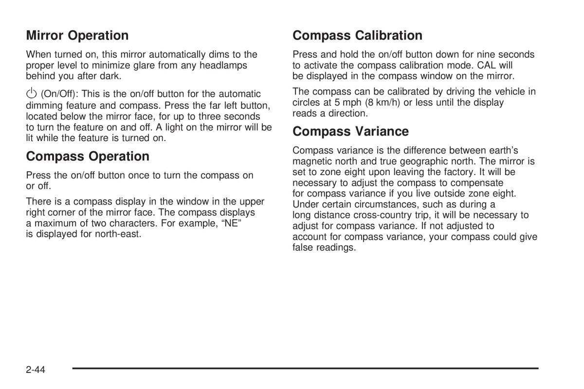 Hummer H2 owners manual / page 120